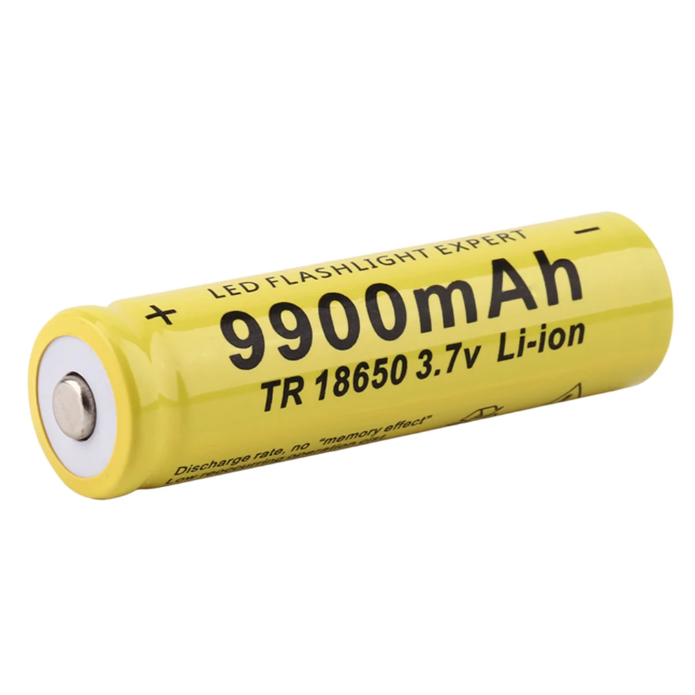 2 шт 3,7 V 18650 9900mah литий-ионная аккумуляторная батарея для светодиодный фонарь