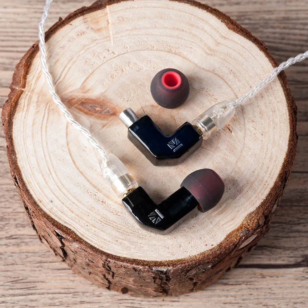 AK KBEAR F1 Balanced Armature in Ear Earphone Bass DJ Running Sport Technology HIFI Headset with 3.5mm MMCX Earbud KEEAR Opal