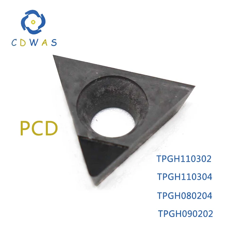 

2PCS TPGH080204 TPGH090202 TPGH110302 TPGH110304 carbide insert PCD internal thread insert CNC insert cutting tool free Shipping