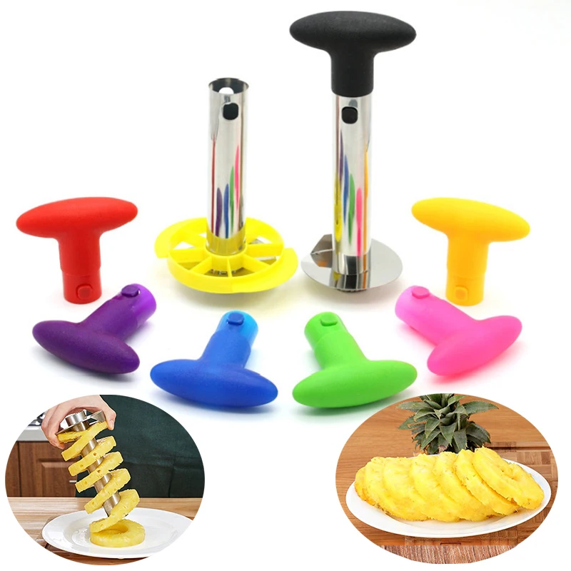 

Stainless Steel Easy to use Pineapple Peeler Accessories Pineapple Slicers Fruit Knife Cutter Corer Slicer Kitchen Tools