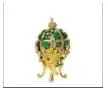 Fetcher бренд Металл Exqusite маленькое яйцо Faberge для украшения дома - Цвет: 1979-004-G