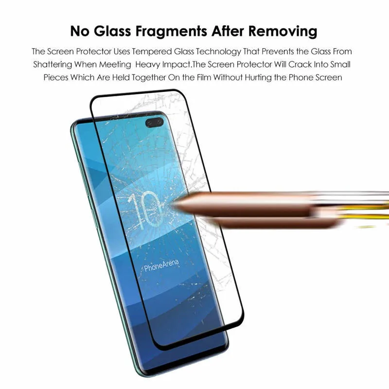 3D закаленное стекло для Samsung Galaxy S10 Plus Защитная пленка экрана S 10 S10Plus стеклянная с