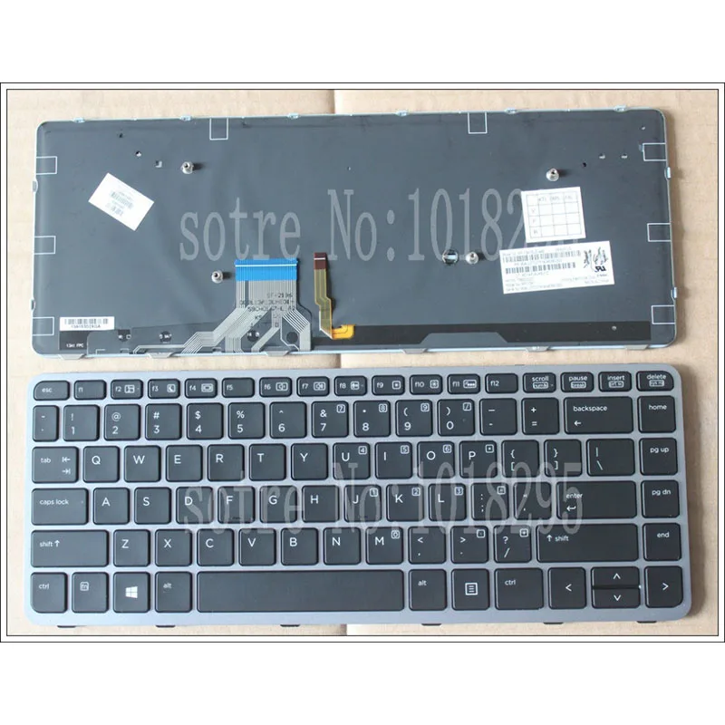 НОВЫЙ США подсветкой Клавиатура ноутбука для HP EliteBook Folio 1040 G1 G2 739563 001 739563001|keyboard for