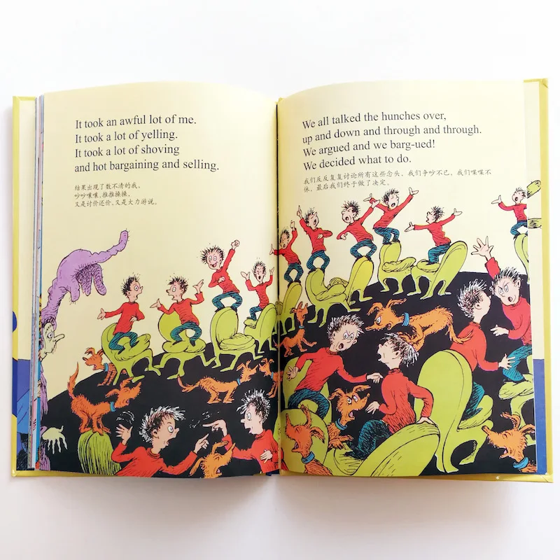 Охотничья в пучках Dr. Seuss Классическая книга для детей/Дети двуязычная книга(английский и упрощенный китайский) твердый переплет