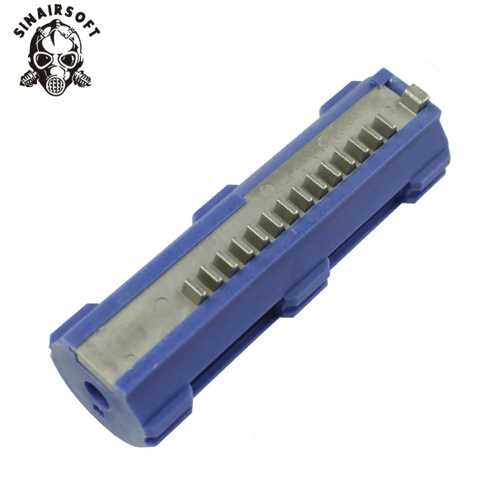 

SHS Full Steel 14 Half Teeth Blue Piston For Airsoft AEG Gearbox Ver.2/3 Free Shipping