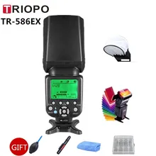 TRIOPO TR-586EX Режим беспроводной вспышки ttl Speedlite Speedlight все для Nikon D750 D80 D600 d3300 d3200 D7200 D7000 для Canon 450d