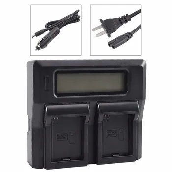 

DSTE LCD121A Dual Battery Charger with USB Port for Gopro AHDBT-001 AHDBT-002 Battery Gopro HD Hero1 Hero2