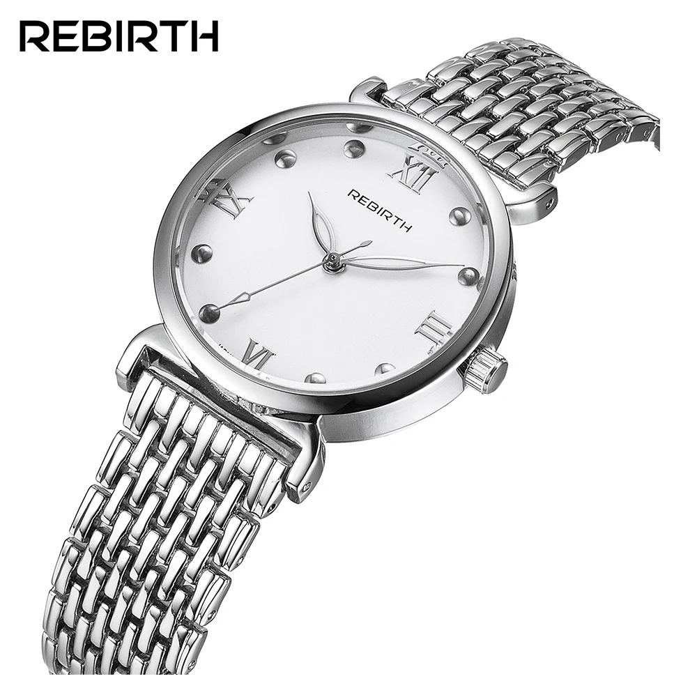 Фирменная Новинка Relogio Feminino Дата День Часы женские Нержавеющая сталь часы