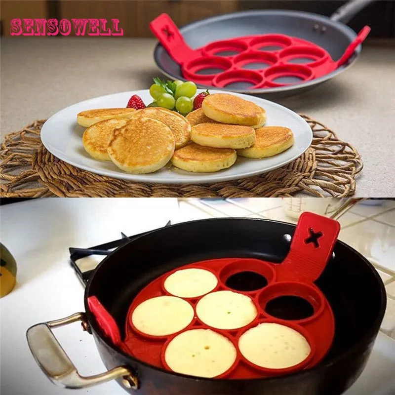 Drop shipping 2017 new Flippin' Fantastic Nonstick Pancake Maker Egg Ring Maker Perfect Pancakes
