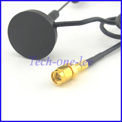 1090Mhz Antenna MCX Plug Connector 2.5dbi gains ADS-B Aerial with Magnet Base RG174 1M+MCX Female to SMA male Adapter Connector