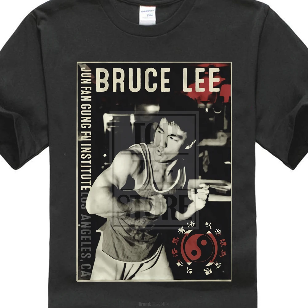 

Bruce Lee Mens New T Shirt In Sizes Sm 4Xl Bruce In 100% Black Cotton