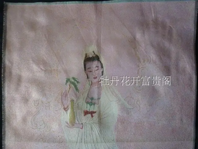 Chinese Antique collection the Thangka embroidery Goddess of mercy diagram /6