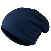 Unisex Knitted Solid Color Winter Cap