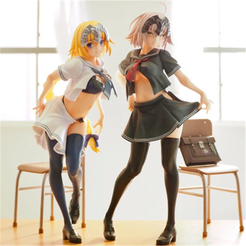 

Fate/Grand Order Jeanne d'Arc School Uniform Ver. Sexy PVC Action Figure Collection Model Toys Doll 22cm 2 Colors