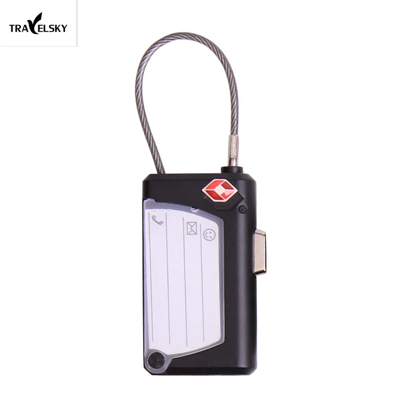 Luggage lock with name card and three layer password anti-theft TSA customs locks for business bag free shipping 13326 | Багаж и сумки