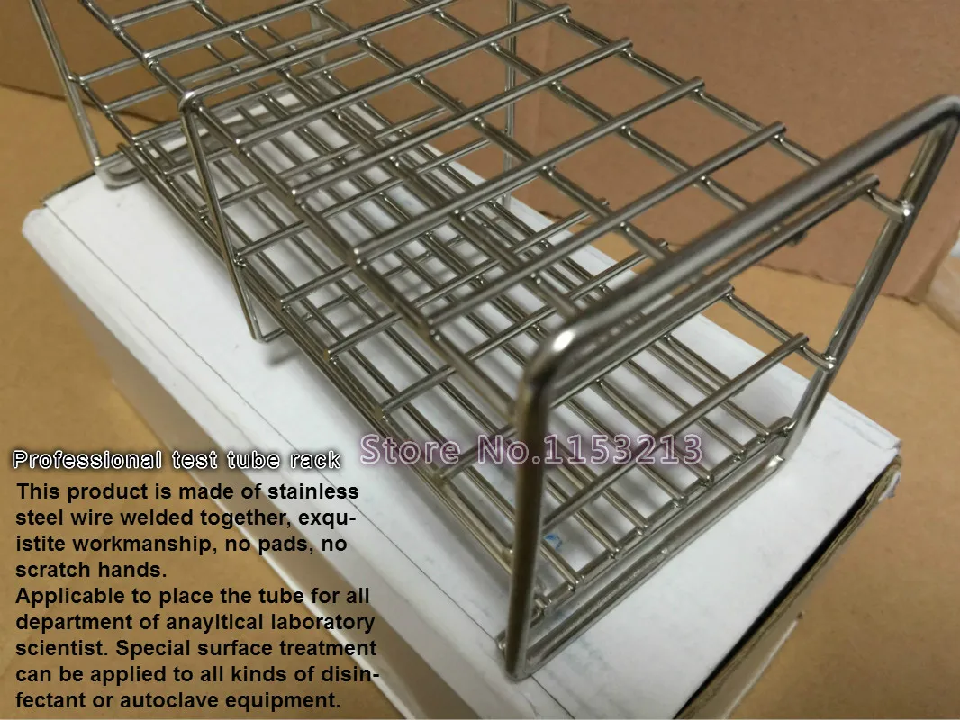 18 мм* 30 отверстий, профессиональная стойка для пробирки, проволока из нержавеющей стали, подставка для пробирки, подходит для пробирки 18 мм/19 мм/19,5 мм, 30 отверстий