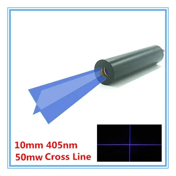 

10mm 405nm 50mW Red Cross Line Laser Module Industrial Grade APC Driver TYLASERS