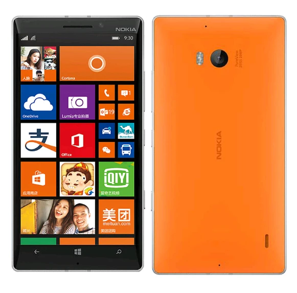 Nokia Lumia 930 разблокированный 32 Гб четырехъядерный 2,2 ГГц 2 Гб ОЗУ 5," Мп WIFI GPS Microsoft Windows отремонтированный мобильный телефон