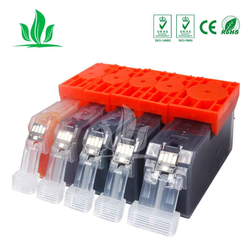1 комплект + 1PBK 525XL совместимые чернила для CANON PGI525 PIXMA IP4850/IP4950 IX6550 MG5150/MG5250