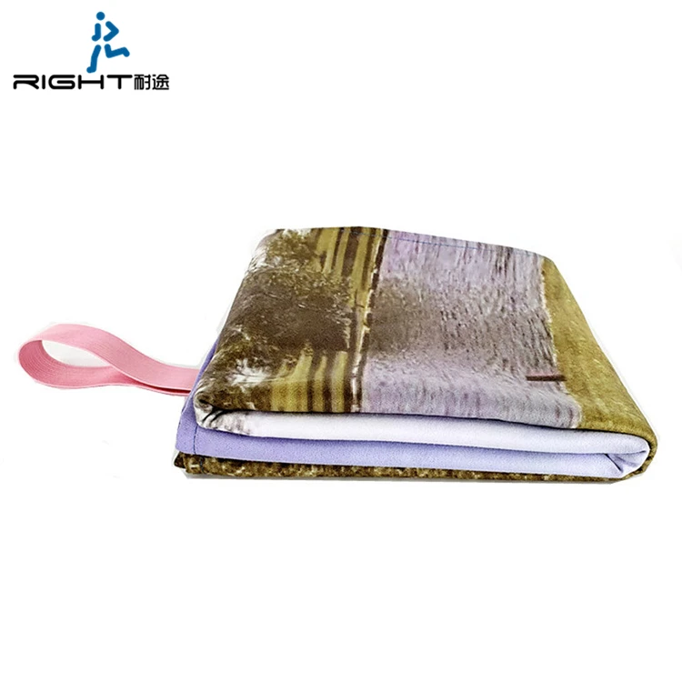 high quality printed with Brand new custom logo bath towels packaging |