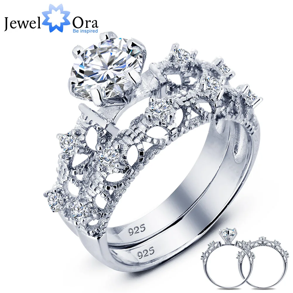 Buy Luxurious Wedding Ring Bridal 925 Sterling Silver