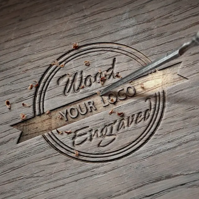bobo brid personalized logo words message engraved wood watch