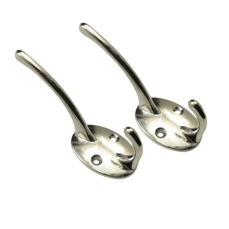

10 Pcs/Set Clothes Hooks Zinc Alloy Coat Hat Cap Towel Rack Hook for Bedroom Bathroom Door LAD-sale