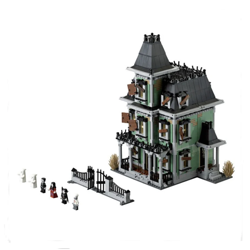 

LEPIN 16007 2141Pcs Monster Fighter The Haunted House Model Set Building Blocks Kits Model Compatible 10228 Educational Toys