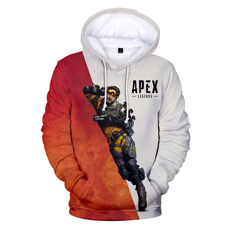 Крутая Мода Apex Legends 3D толстовки Толстовка для мужчин и женщин Harajuku Горячие игры Apex Legends 3D толстовки Мужская Толстовка Топ