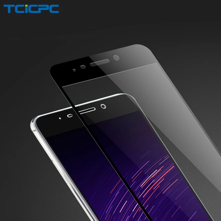 Закаленное стекло TCICPC для Meizu M6 Note 9H 2.5D HD прозрачное защитное с полным покрытием