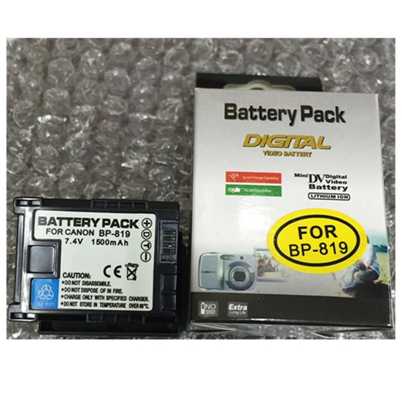 BP-827 BP827 литиевые батареи пакет BP 827 цифровой Батареи для камеры BP-819 Canon HG31 XA10 HF20 HF10