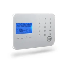 Alta Calidad LCD GSM Sistemas de Alarma de Seguridad Antirrobo Casa Con Sensor PIR Sensor de La Puerta