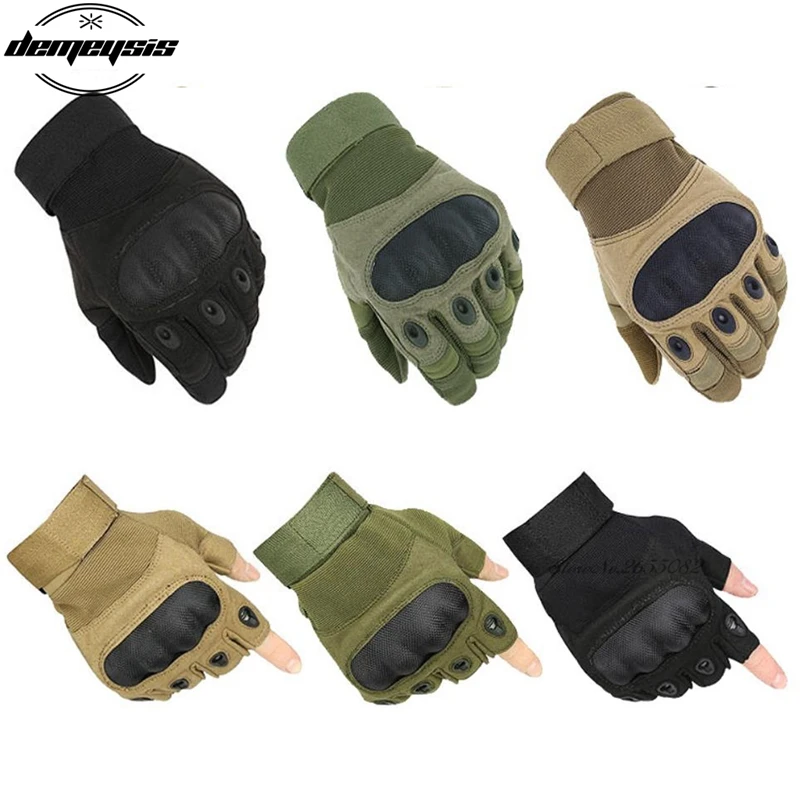 

Outdoor Sports Full & Half Camping Gloves Airsoft Hunting Hiking Motorcycle Touch Screen Military Tactical Gloves Armed Mittens