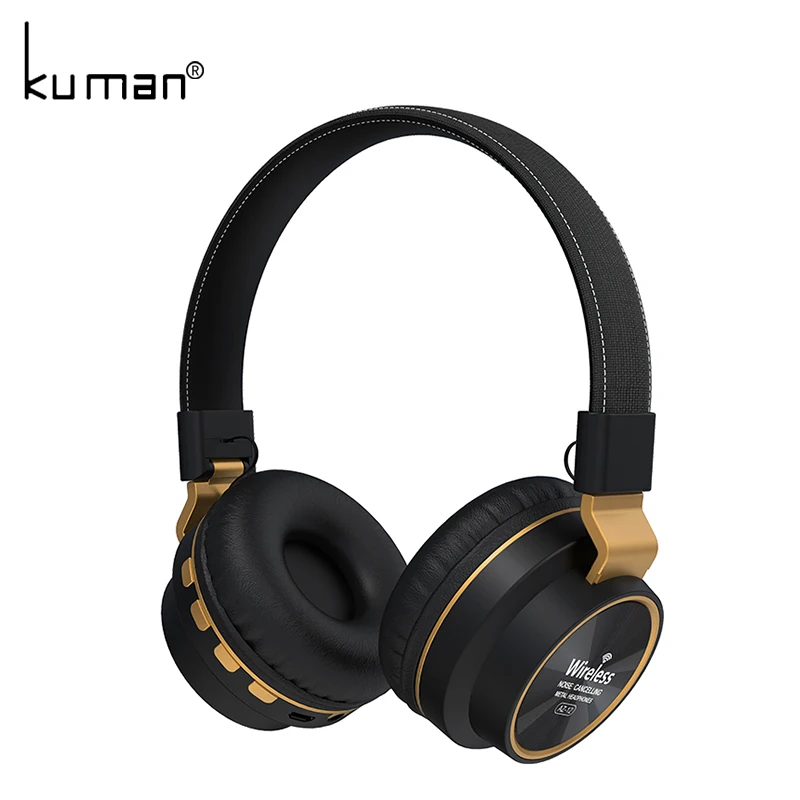 

Kuman Sports Headsets Stereo Wireless Headphones HIFI Bluetooth Earphone with 3.5mm Conversion Line For Phone PC Gaming YL-HH6