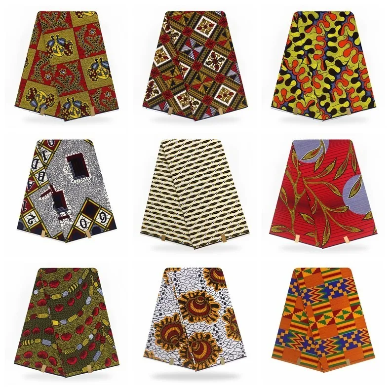 

2019 High Quality African Real Hollandais Wax Guaranteed Dutch Wax Ankara African hot Wax Hollandais Horse Style FREE SHIPPING