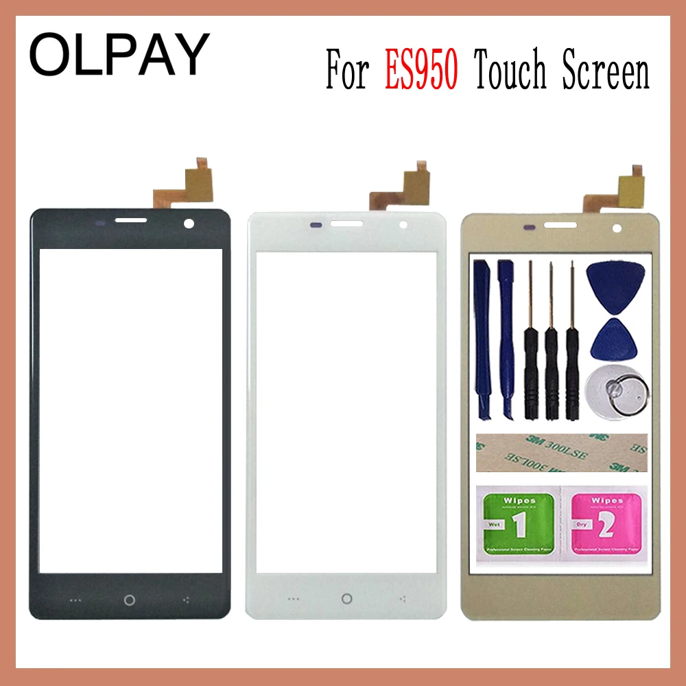 

OLPAY 5.0 Touch Panel For DEXP Ixion ES950 Touch Screen Glass Digitizer Panel Lens Sensor Glass Free Adhesive And Wipes