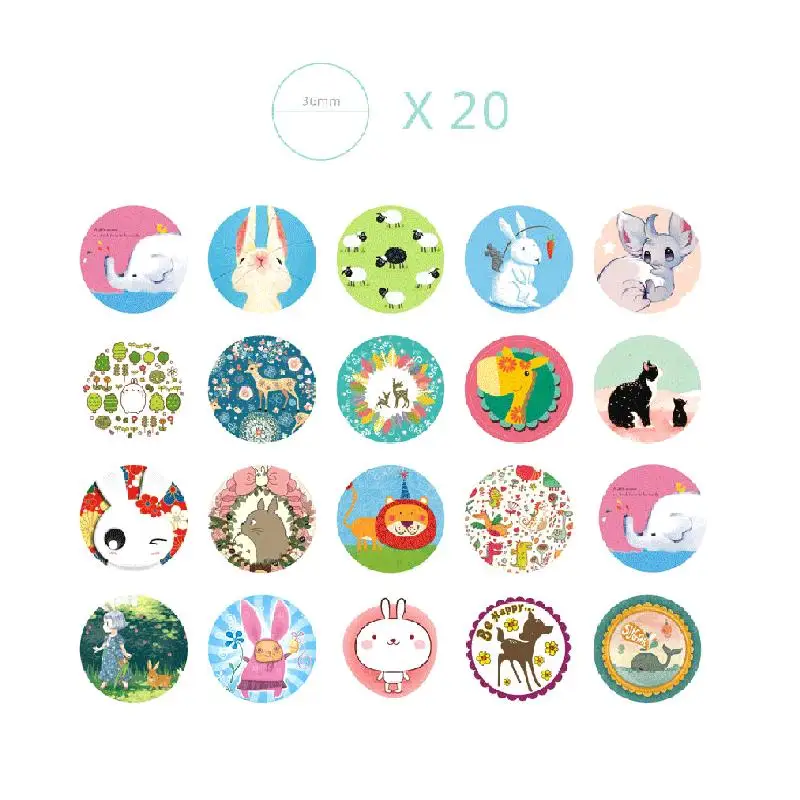 

38pcs/lot DIY Colorful Different Designs Scrapbooking Decorative Sticker for Kids Cute Paper Sticker Toy Stickers Wholesale