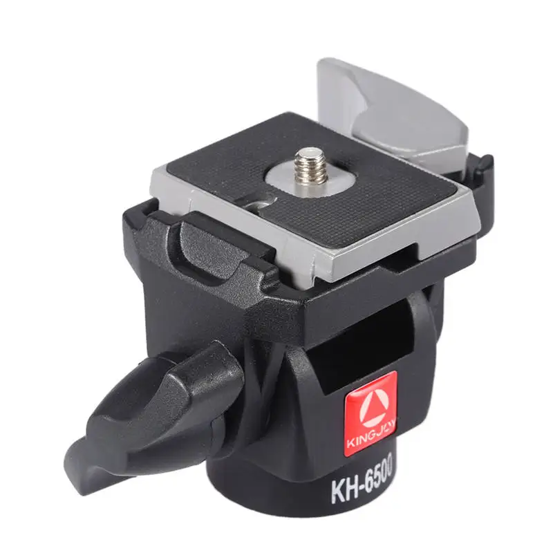 Black Kingjoy Kh-6500 Портативный штатив для камеры шаровая Головка из алюминиевого сплава монопод вращающийся головка для Canon Nikon sony Максимальная нагрузка - Цвет: Black