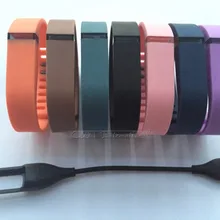 7 шт. большой размер fitbit flex браслет/металлической застежкой и 1 шт. fitbit flex замена зарядного usb кабель, fitbit подарок на Рождество
