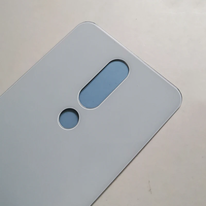 Задняя стеклянная панель для Nokia X5 5 1 Plus задняя крышка батарейного отсека