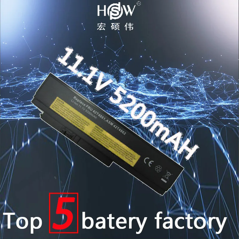

5200mAh battery for IBM ThinkPad X220 X220i X220s 42T4901 42T4902 42Y4940 42Y4868 42T4873 42Y4874 42T4863 42Y4864 bateria akku