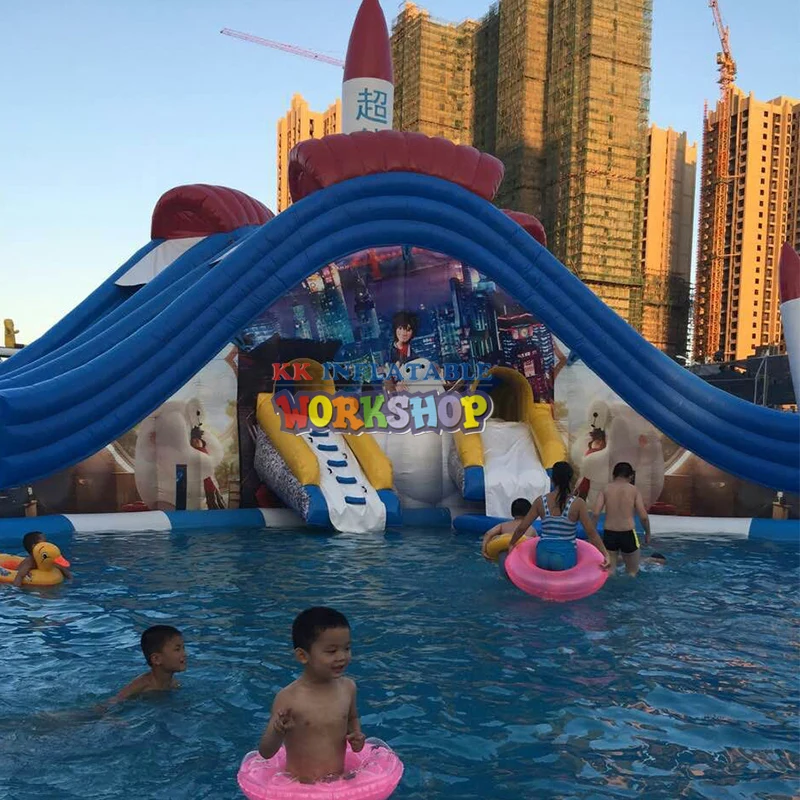 inflatable floating park,The most fun inflatable pool paradise