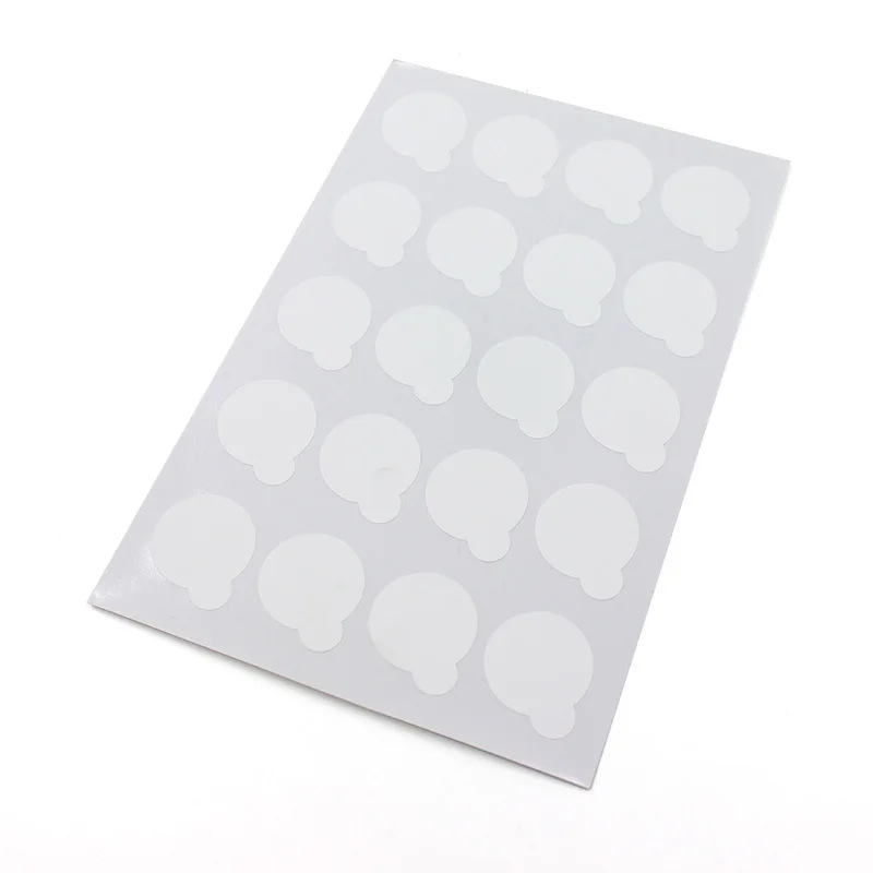 

100pcs Eyelash Extension Glue Pads Disposable Eyelash Glue Holder Pallet Stand on Eyelash Jade Stone Small Size 2.5cm