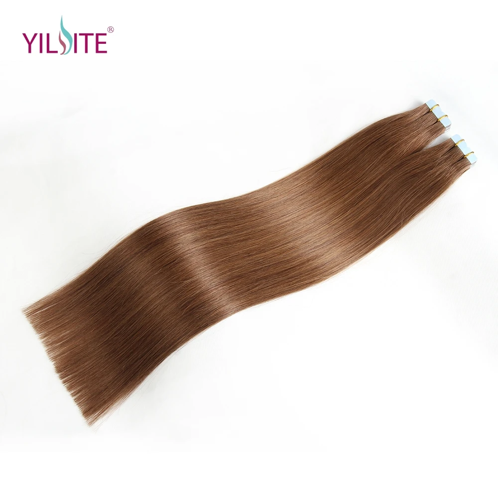 Yilite envío gratis 20 unidades extensiones de pelo de cinta, 22 \