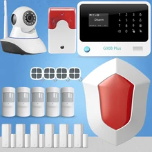 Chuangkesafe G90B Inalámbrico Más El Sistema Anti-robo de Alarma Inteligente Seguridad Para El Hogar Cámara IP 6 Sensor de Puerta