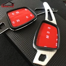 

Aluminum Paddle Shift Car Steering Wheel Shift Paddles Shifters extension For AUDI A3/S3/A4/S4/A5/S5/Q2/Q5/Q7/TT/TTS