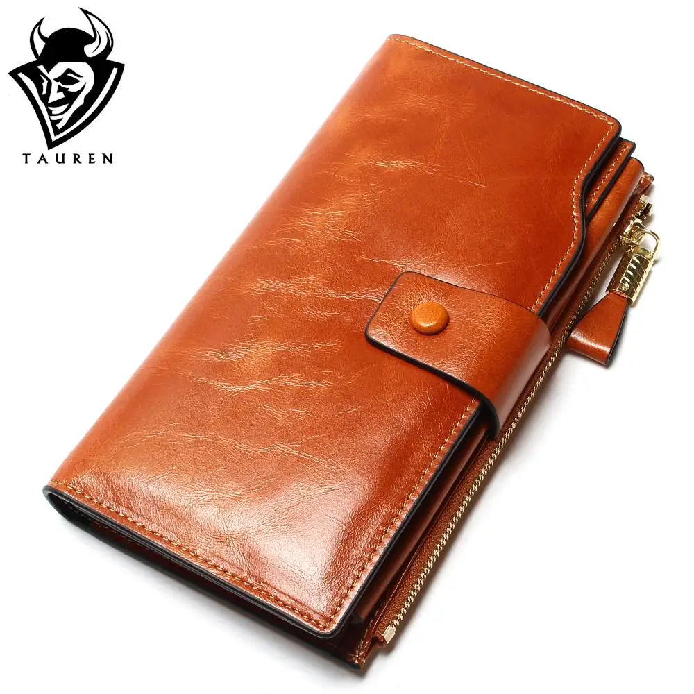 2017 New Design Fashion Multifunctional Purse Genuine Leather Wallet