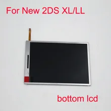 2 шт./лот Нижний ЖК-экран для нового 2ds xl для нового 2 dsll нижнего экрана