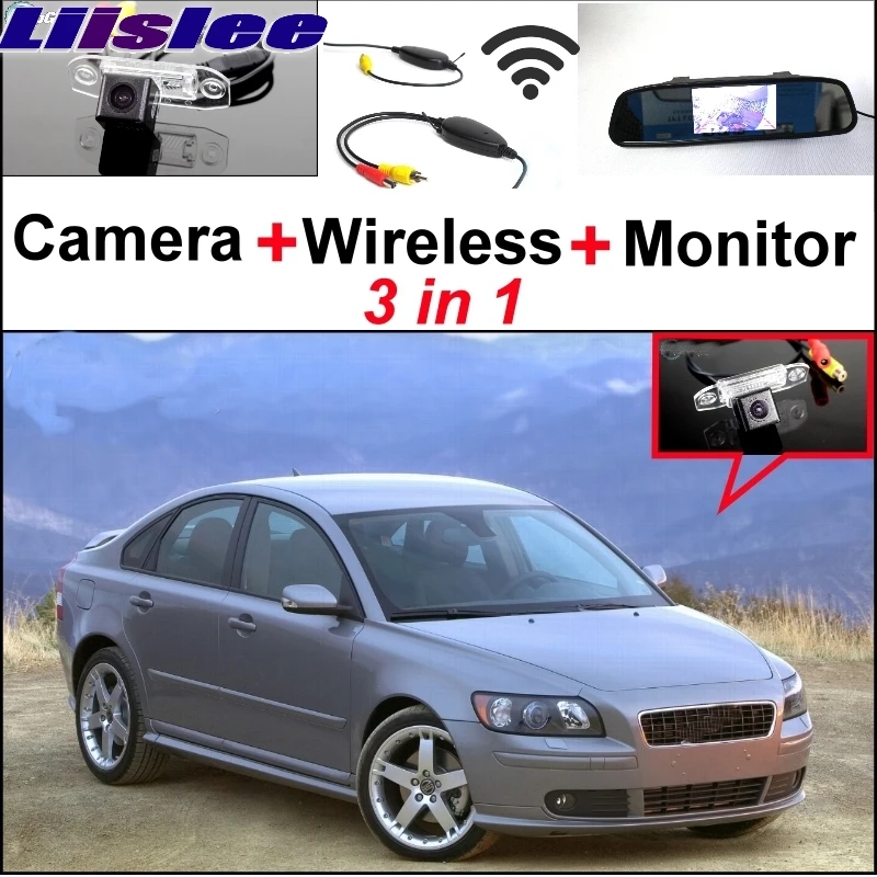 Liislee Special Rear View Wifi Camera + Wireless Receiver + Mirror Monitor Easy Back Parking System For Volvo S40 S40L V40 V50