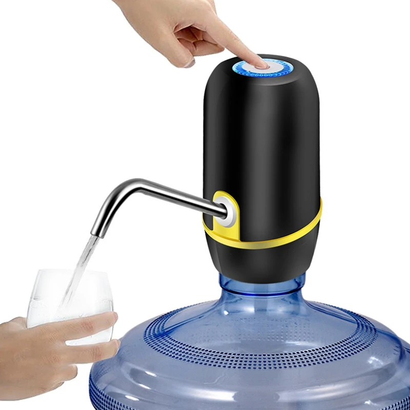 Зарядка электрическая насосная бутылка для воды кронштейн для чистой воды напорный кран для воды черный